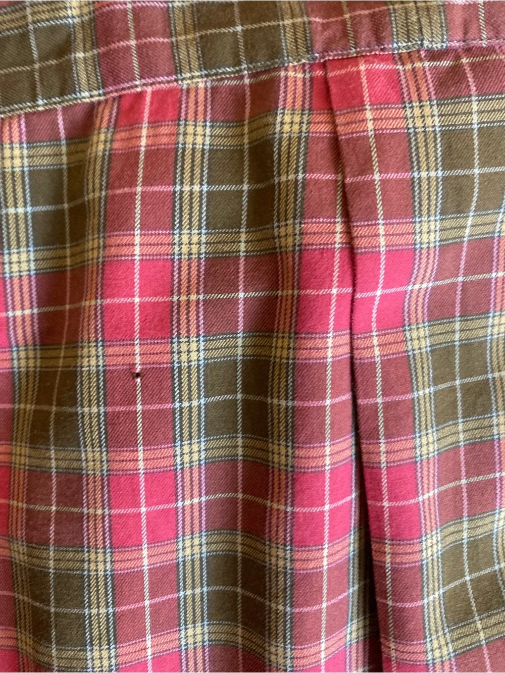 Vintage Polo Ralph Lauren Classic Fit Plaid Button Down Shirt Men's Large